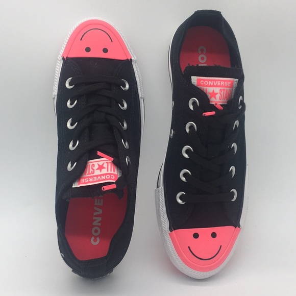 Converse CTAS OX black/racer pink/white - Picture 2 of 8
